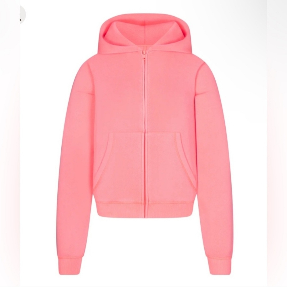 Skims NWT Modal French Terry Zip Up Hoodie